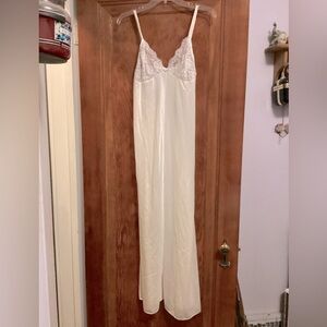 White night gown with sheer jacket by Copley